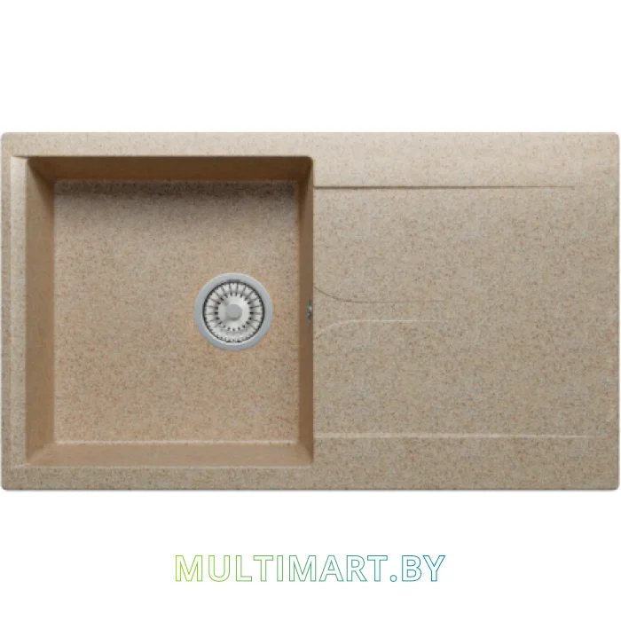 Кухонная мойка Polygran Gals-860 (песочный 302)